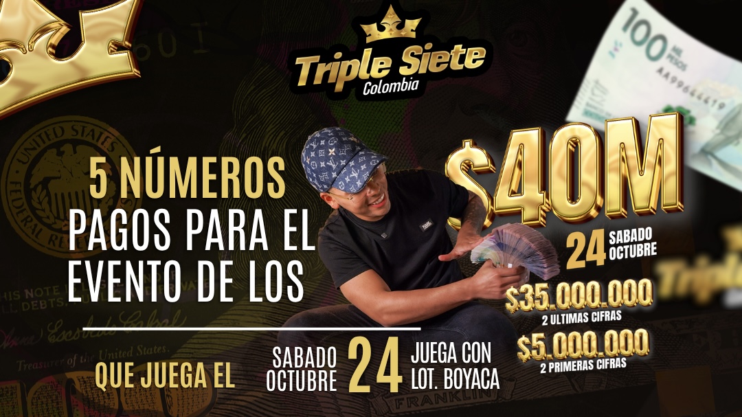 5 números del sorteo de 40mill